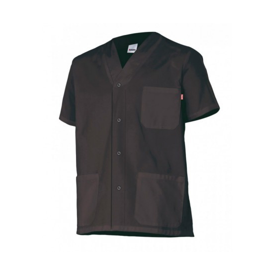 CAMISOLA PIJAMA CIERRE AUTOMÁTICOS MANGA CORTA BLANCA MOD 535201