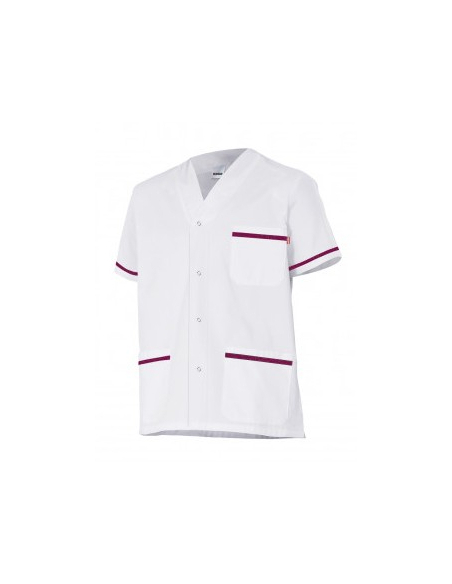 CAMISOLA PIJAMA CIERRE AUTOMÁTICOS VIVOS A CONTRASTE MOD P535201