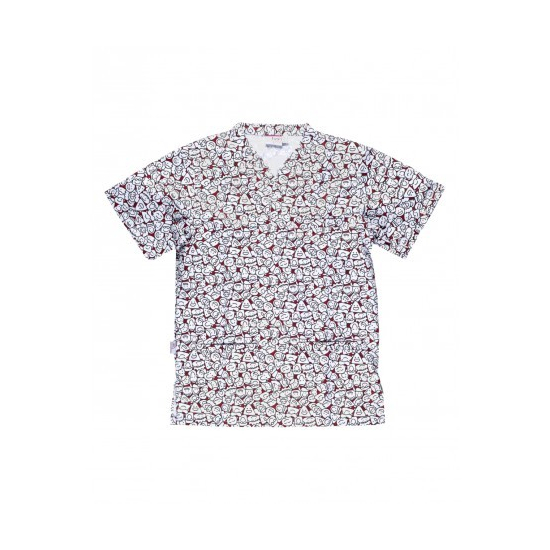 CAMISOLA PIJAMA MANGA CORTA ESTAMPADA MOD B9809