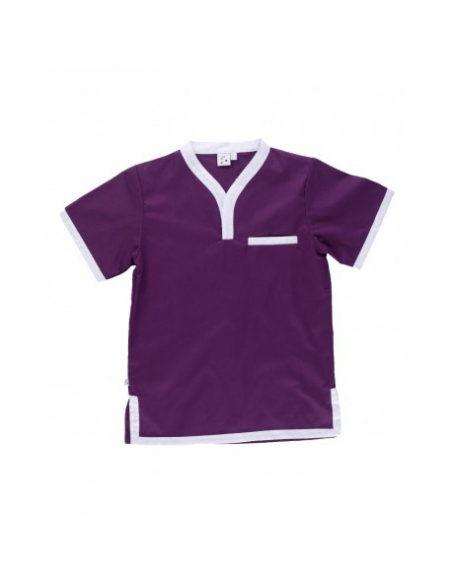 CAMISOLA PIJAMA COMBINADA MANGA CORTA UNISEX MOD B9600