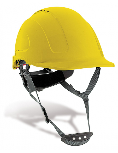 CASCO DE PROTECCIÓN ABS CIERRE RULETA ARNÉS TEXTIL 6 PUNTOS Y BARBIQUEJO MODELO MOUNTAIN 2088-CMV