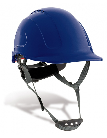 CASCO DE PROTECCIÓN ABS CIERRE RULETA ARNÉS TEXTIL 6 PUNTOS Y BARBIQUEJO MODELO MOUNTAIN 2088-CMV