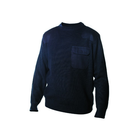 JERSEY CON REFUERZOS CUELLO CAJA MARINO MOD 301