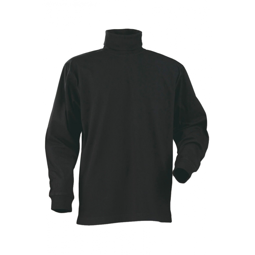 JERSEY PUNTO FINO DE ALGODÓN CUELLO ALTO MOD ELGIN