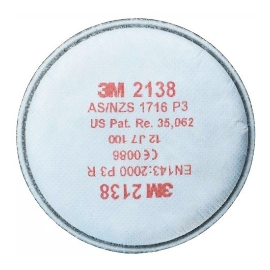 FILTRO BAYONETA PARTICULAS Y OZONO 3M 2138