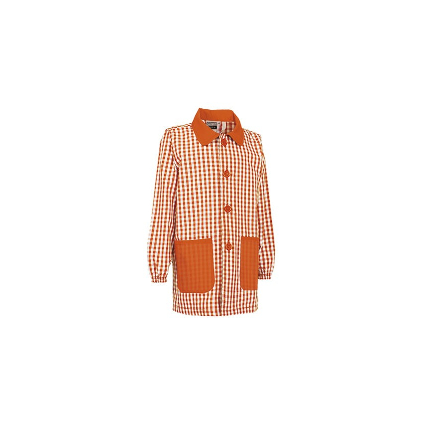 BATA INFANTIL CON MANGAS Y CIERRE DELANTERO MOD NOTES