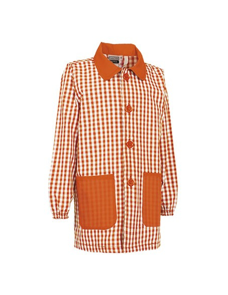 BATA INFANTIL CON MANGAS Y CIERRE DELANTERO MOD NOTES