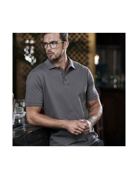 POLO AJUSTADO LUXURY MANGA CORTA HOMBRE MOD 500.54