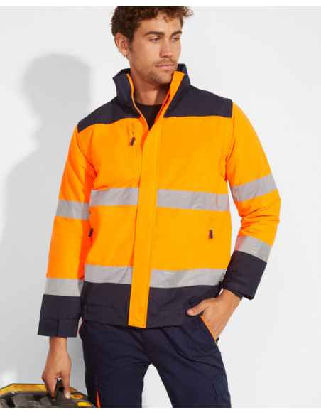 PARKA ALTA VISIBILIDAD ACOLCHADA COMBINADA MOD EPSYLON