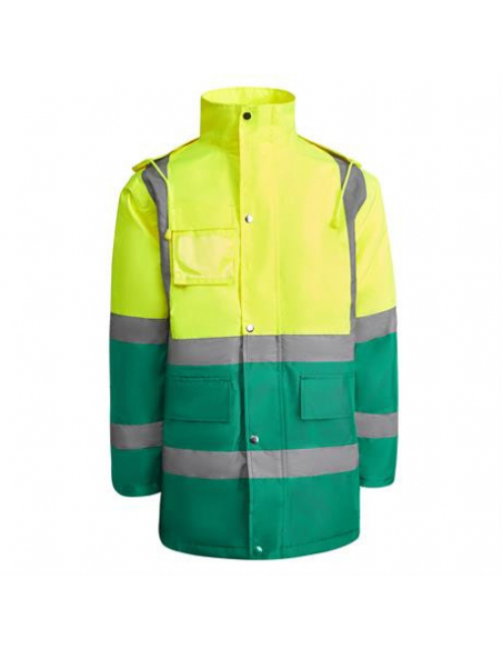 PARKA ALTA VISIBILIDAD ACOLCHADA LARGA MOD MERAK