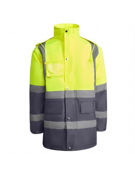 PARKA ALTA VISIBILIDAD ACOLCHADA LARGA MOD MERAK