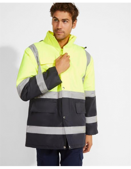 PARKA ALTA VISIBILIDAD ACOLCHADA LARGA MOD MERAK