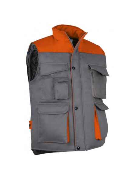 CHALECO MULTIBOLSILLOS COMBINADO ACOLCHADO MOD THUNDER