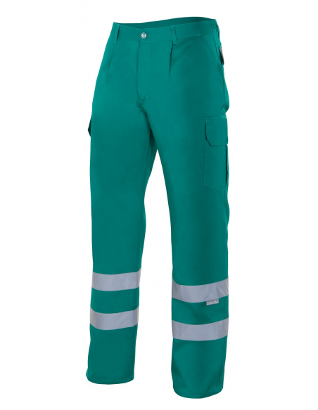 PANTALÓN MULTIBOLSILLOS CON CINTAS REFLECTANTES