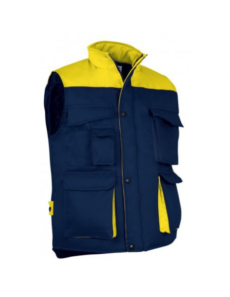 CHALECO MULTIBOLSILLOS COMBINADO ACOLCHADO MOD THUNDER