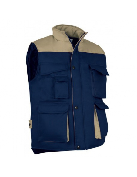 CHALECO MULTIBOLSILLOS COMBINADO ACOLCHADO MOD THUNDER