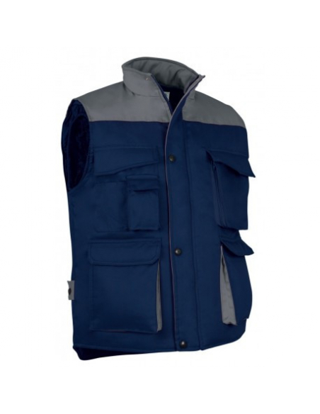 CHALECO MULTIBOLSILLOS COMBINADO ACOLCHADO MOD THUNDER