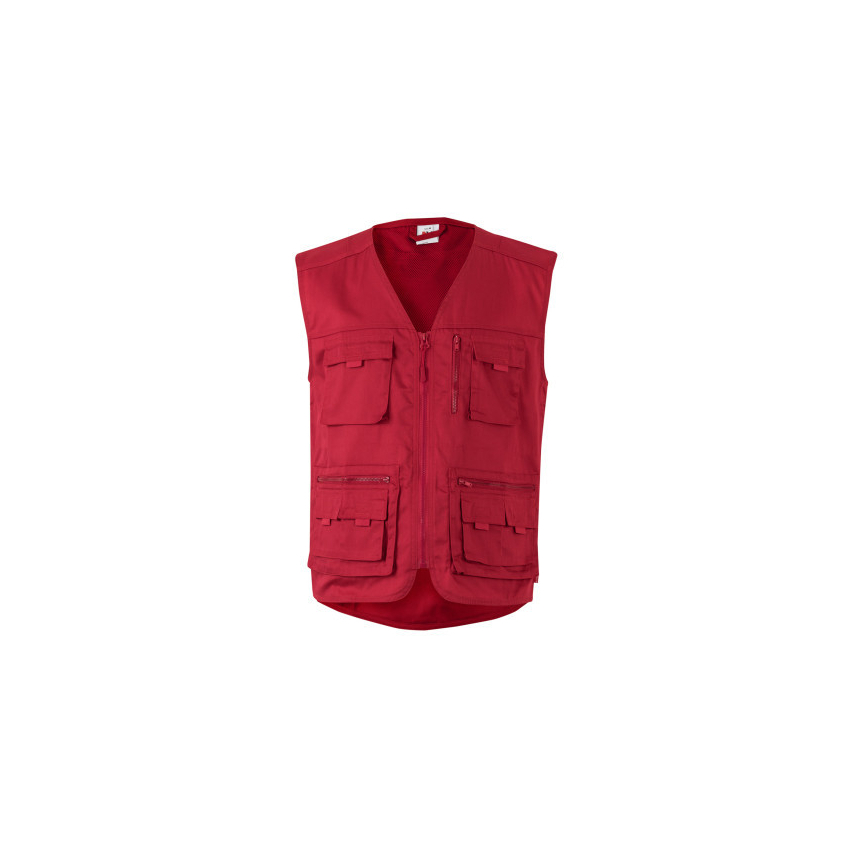 CHALECO MULTIBOLSILLOS REJILLA TRANSPIRABLE MOD SAFARI