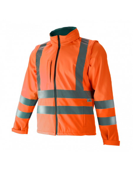 SOFTSHELL  DESMONTABLE ALTA VISIBILIDAD TRIPLE CAPA MOD 1410