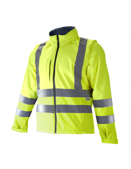 SOFTSHELL  DESMONTABLE ALTA VISIBILIDAD TRIPLE CAPA MOD 1410