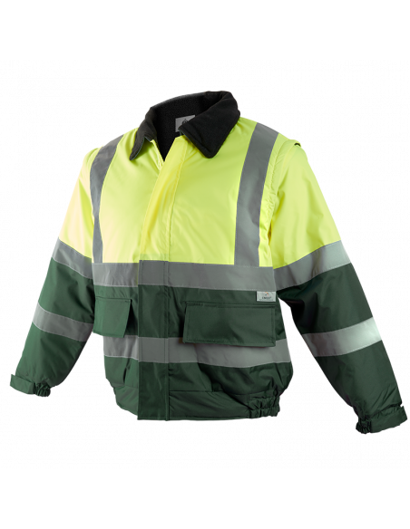 CAZADORA BOMBER COMBINADA ALTA VISIBILIDAD DESMONTABLE MOD 1093B