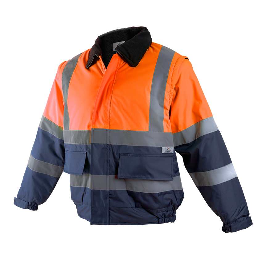 CAZADORA BOMBER COMBINADA ALTA VISIBILIDAD DESMONTABLE MOD 1093B