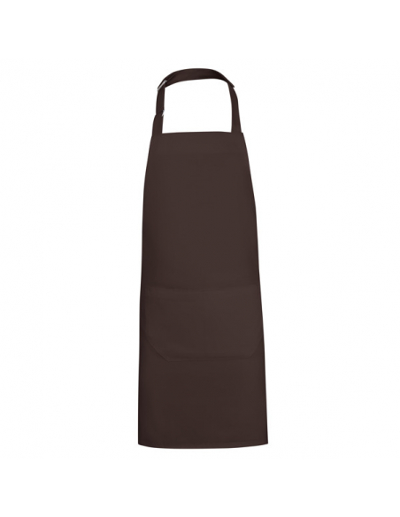 DELANTAL LARGO POLIÉSTER RECICLADO CON BOLSILLO MOD BOST