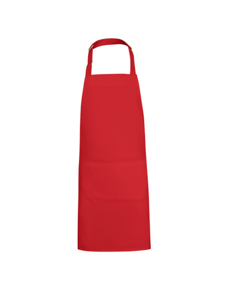 DELANTAL LARGO POLIÉSTER RECICLADO CON BOLSILLO MOD BOST