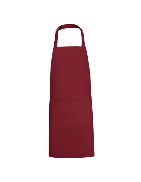 DELANTAL LARGO POLIÉSTER RECICLADO CON BOLSILLO MOD BOST