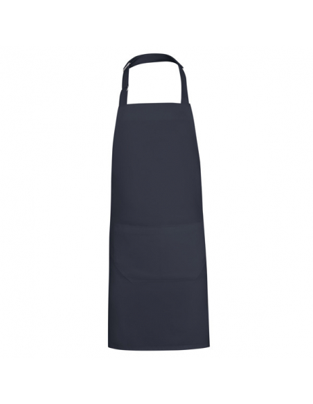 DELANTAL LARGO POLIÉSTER RECICLADO CON BOLSILLO MOD BOST