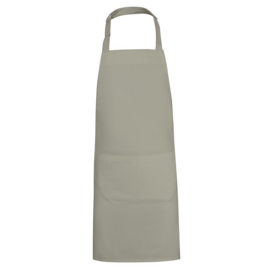 DELANTAL LARGO POLIÉSTER RECICLADO CON BOLSILLO MOD BOST