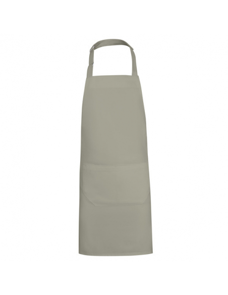 DELANTAL LARGO POLIÉSTER RECICLADO CON BOLSILLO MOD BOST