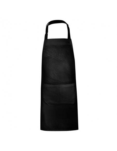 DELANTAL LARGO POLIÉSTER RECICLADO CON BOLSILLO MOD BOST