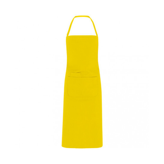 DELANTAL LARGO DE POPELÍN CON BOLSILLOS MOD DUCASSE