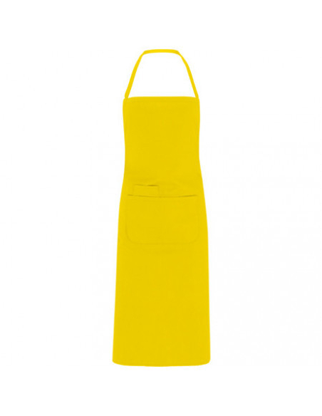 DELANTAL LARGO DE POPELÍN CON BOLSILLOS MOD DUCASSE