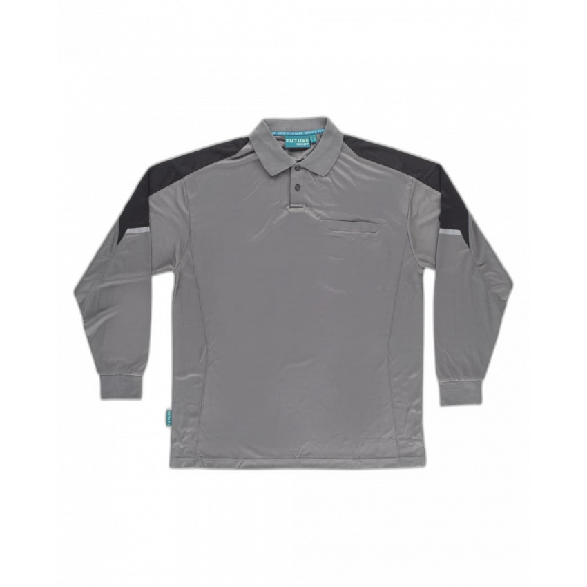POLO WORKTEAM MANGA LARGA COMBINADO MOD WF2852