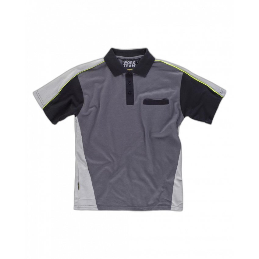 POLOPOLO WORKTEAM MANGA CORTA COMBINADO LINEAS REFLECTANTES MOD WF5855 
