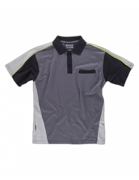 POLOPOLO WORKTEAM MANGA CORTA COMBINADO LINEAS REFLECTANTES MOD WF5855 
