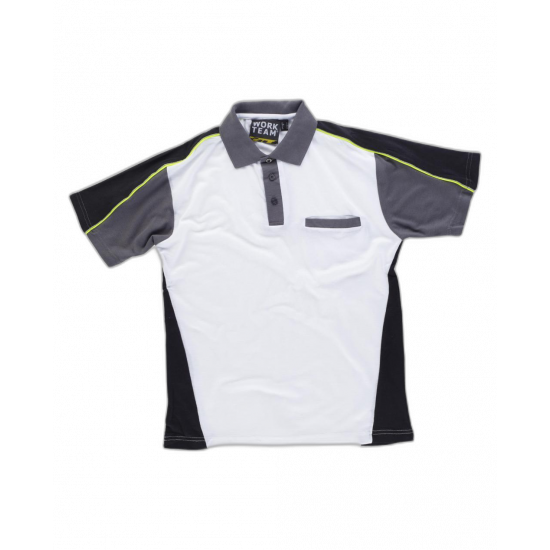 POLOPOLO WORKTEAM MANGA CORTA COMBINADO LINEAS REFLECTANTES MOD WF5855 