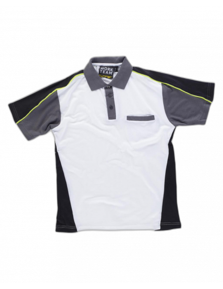 POLOPOLO WORKTEAM MANGA CORTA COMBINADO LINEAS REFLECTANTES MOD WF5855 