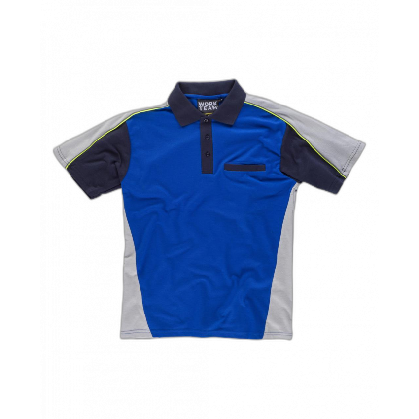 POLOPOLO WORKTEAM MANGA CORTA COMBINADO LINEAS REFLECTANTES MOD WF5855 