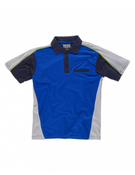 POLOPOLO WORKTEAM MANGA CORTA COMBINADO LINEAS REFLECTANTES MOD WF5855 