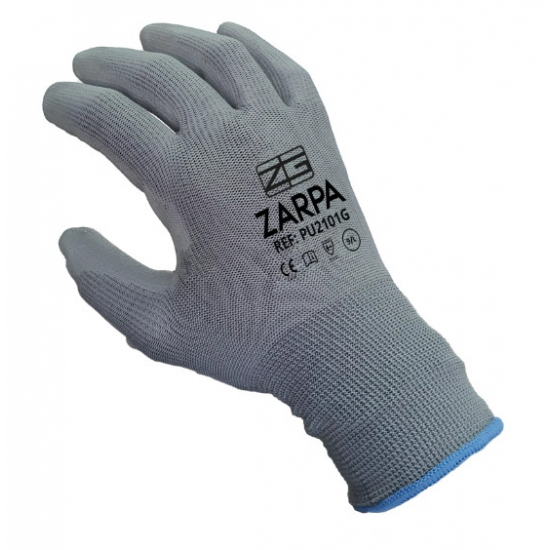 GUANTE DE NYLON NEGRO CON RECUBRIMIENTO DE ESPUMA DE POLIURETANO