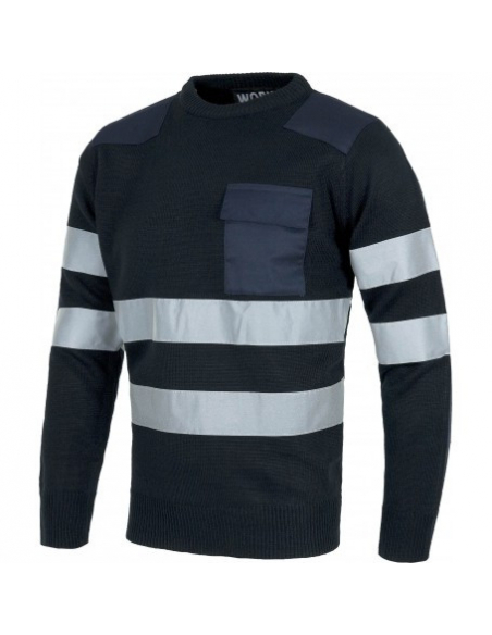 JERSEY WORKTEAM CUELLO REDONDO DOS CINTAS REFLECTANTES MOD S5507