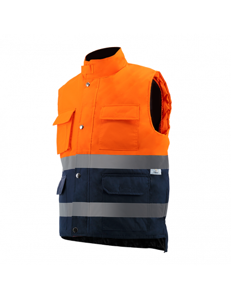 CHALECO CHINTEX ACOLCHADO MULTIBOLSILLOS ALTA VISIBILIDAD MOD 1097