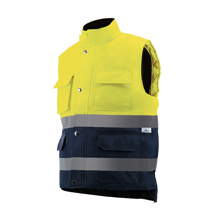 CHALECO CHINTEX ACOLCHADO MULTIBOLSILLOS ALTA VISIBILIDAD MOD 1097