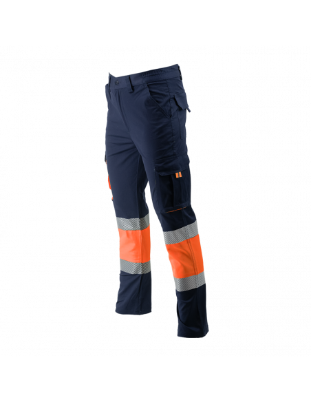 PANTALÓN CHINTEX FORRADO ALTA VISIBILIDAD COMBINADO BANDAS SEGMENTADAS MOD 1090S