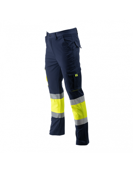 PANTALÓN CHINTEX FORRADO ALTA VISIBILIDAD COMBINADO BANDAS SEGMENTADAS MOD 1090S