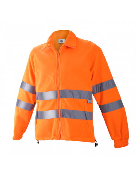 CHAQUETA CHINTEX POLAR ALTA VISIBILIDAD CREMALLERA ENTERA MOD 1207C