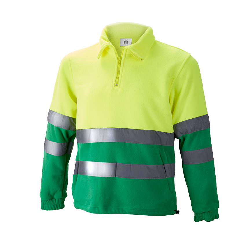 CHAQUETA CHINTEX POLAR ALTA VISIBILIDAD MEDIA CREMALLERA MOD 1091